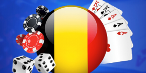 drapeau belge jeux casino jetons dés cartes